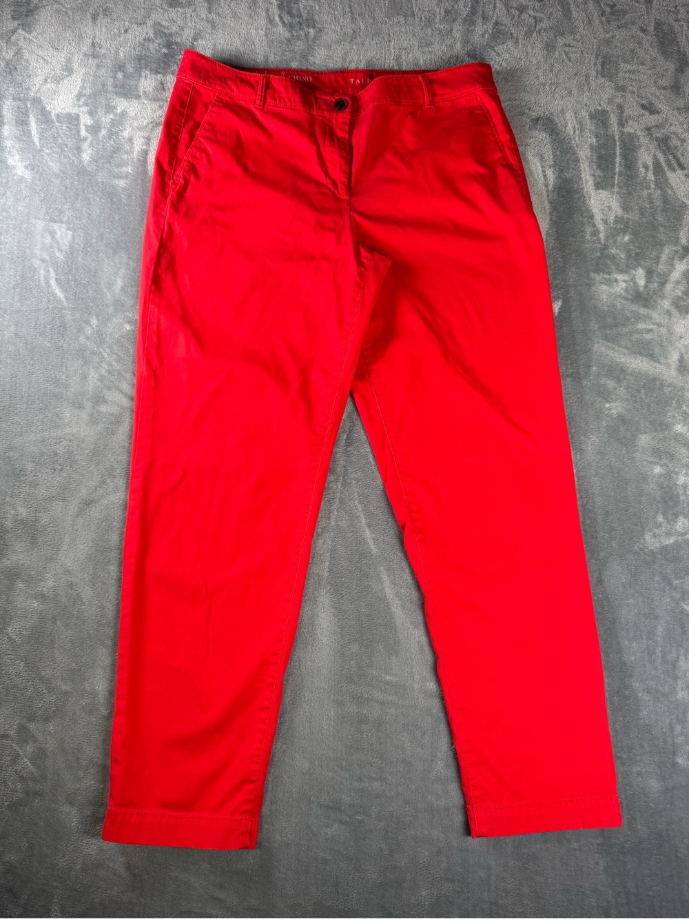 Talbots The Weekend Chino Pants Women’s Red Straight Leg Size 12